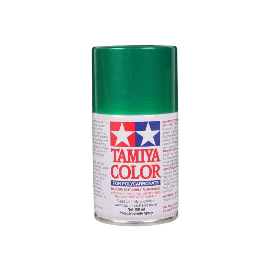 Tamiya PS-17 Metallic Green Polycarbonate Spray Paint 100ml 86017