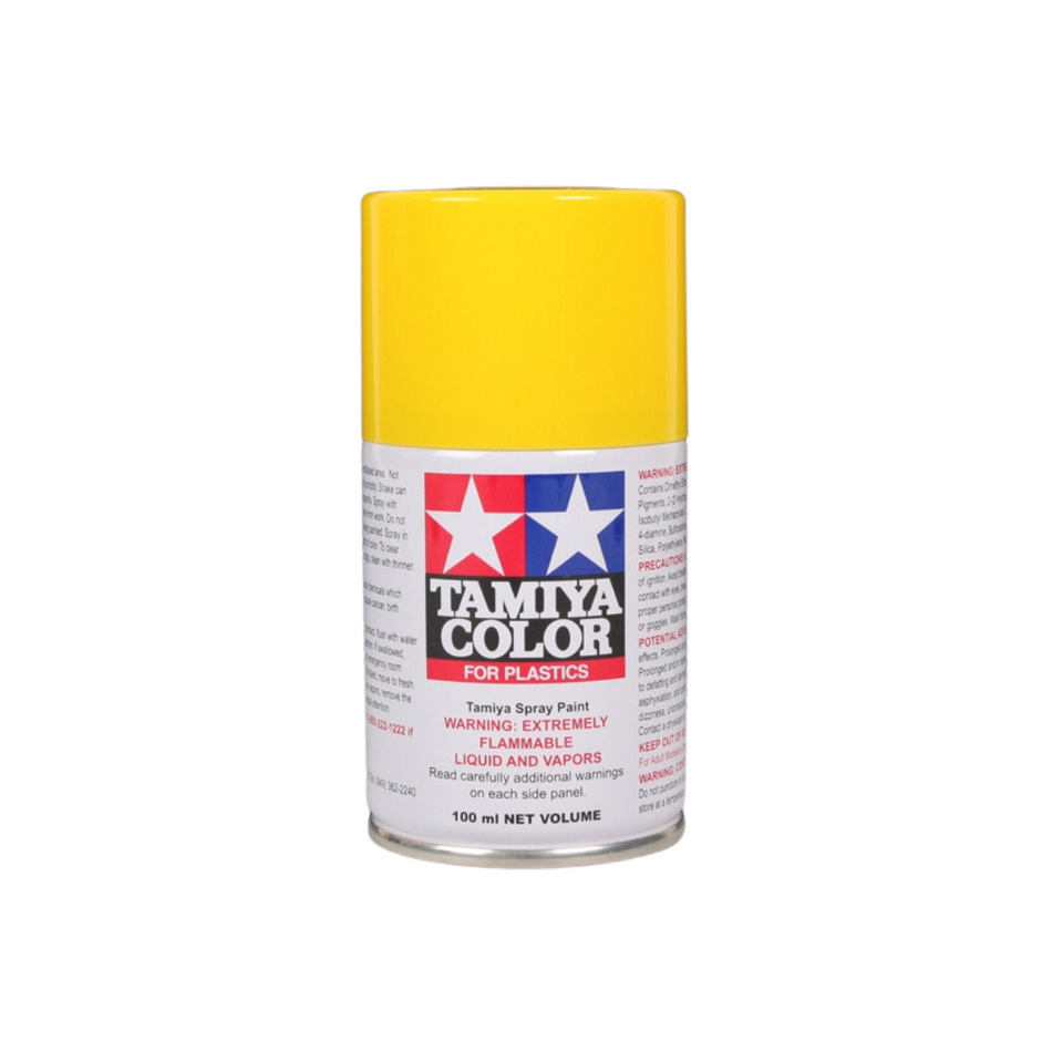 Tamiya TS-16 Yellow Lacquer Spray Paint 100ml 85016