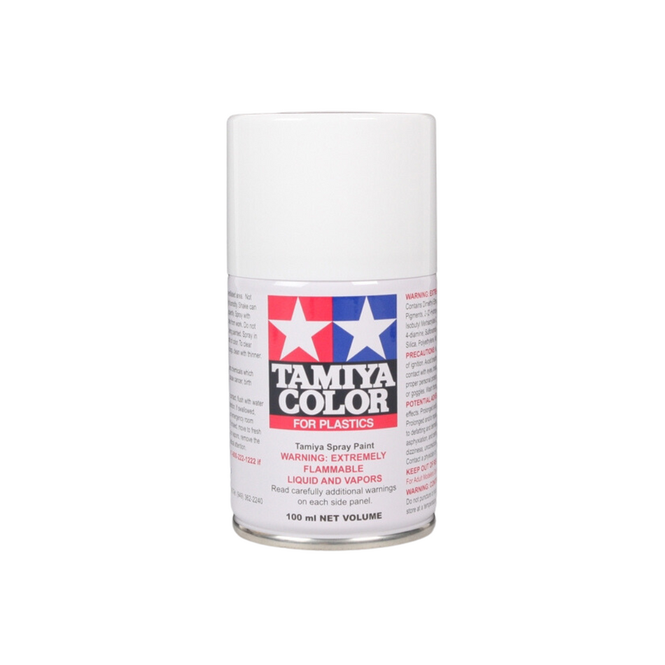 Tamiya TS-27 Matte White Lacquer Spray Paint 100ml 85027