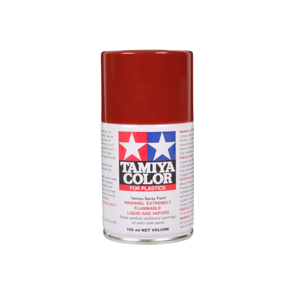 Tamiya TS-33 Dull Red Lacquer Spray Paint 100ml 85033