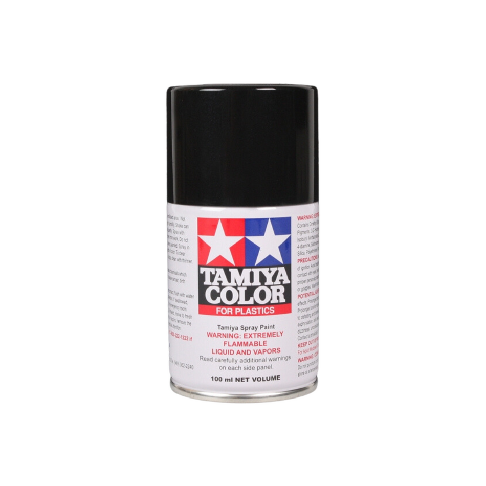 Tamiya TS-40 Metallic Black Lacquer Spray Paint 100ml 85040