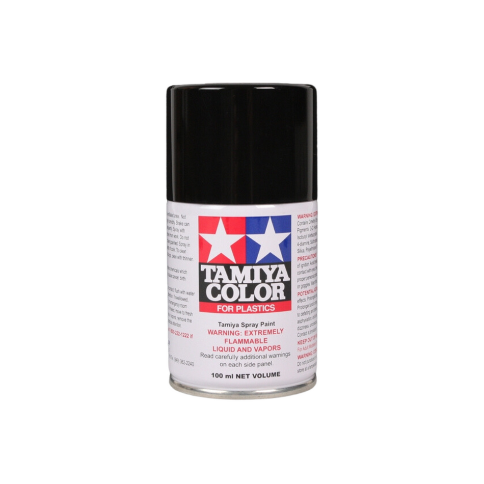 Tamiya TS-6 Matte Black Lacquer Spray Paint 100ml 85006