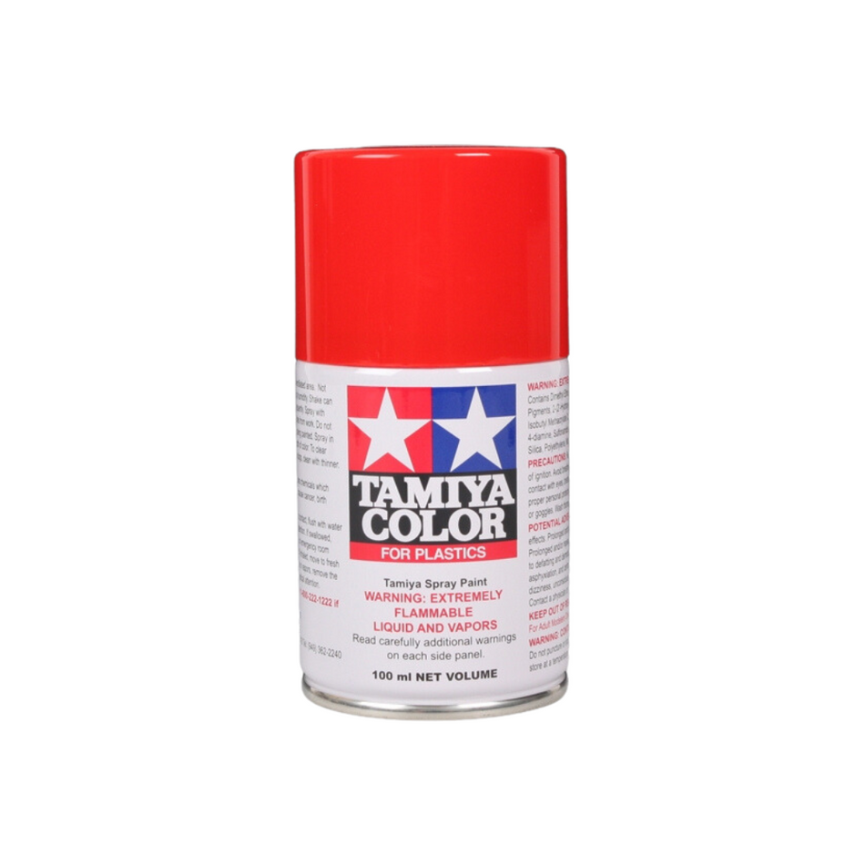 Tamiya TS-49 Bright Red Lacquer Spray Paint 100ml 85049