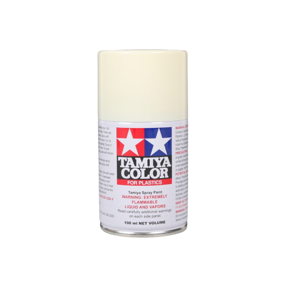 Tamiya TS-7 Racing White Lacquer Spray Paint 100ml 85007