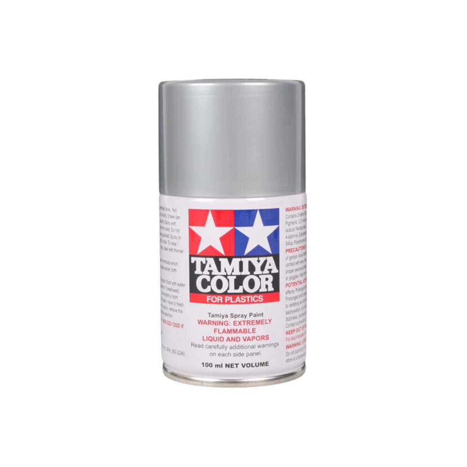 Tamiya TS-83 Metallic Silver Lacquer Spray Paint 100ml 85083