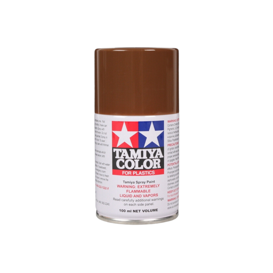 Tamiya TS-1 Red Brown Lacquer Spray Paint 100ml 85001