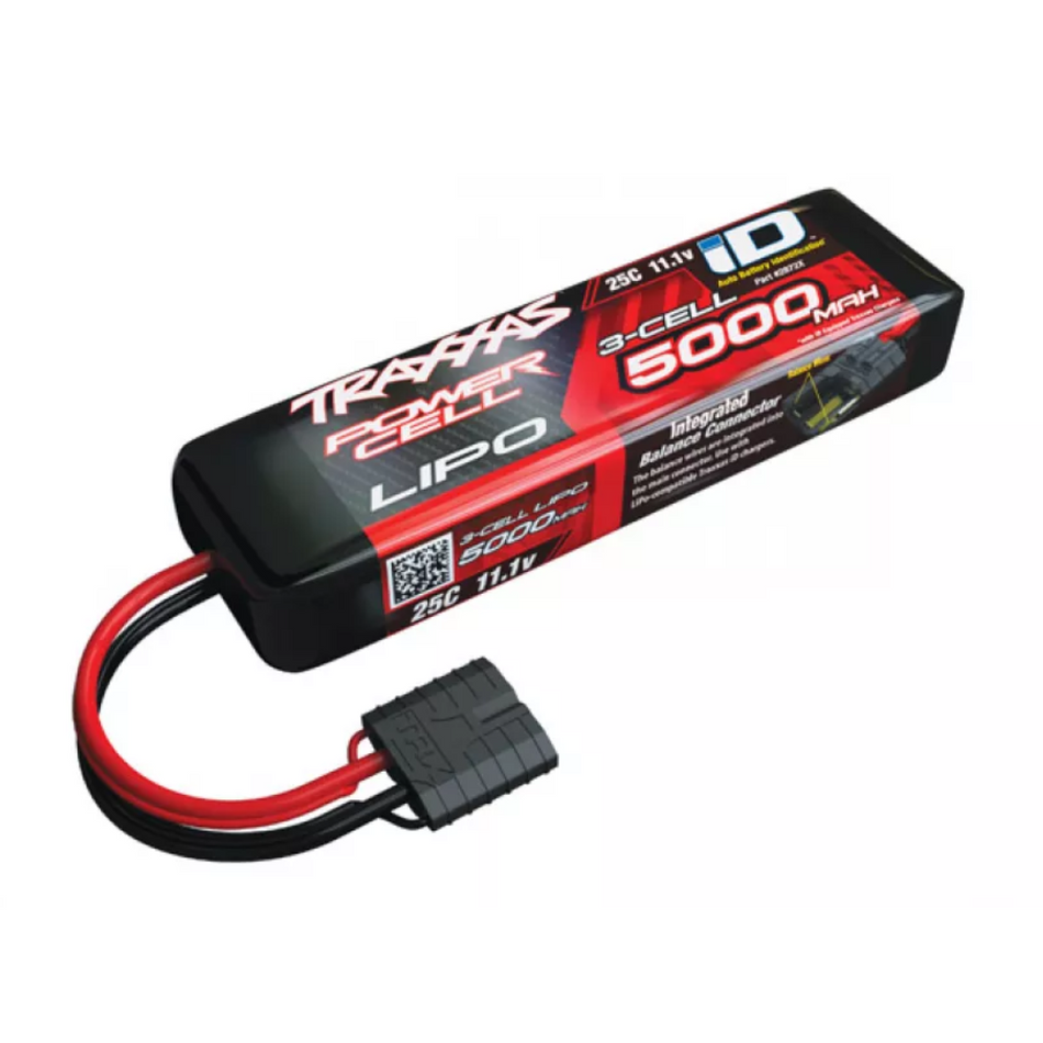 Traxxas Power Cell 5000mAh 11.1V 25C ID 3S LiPo Battery 2872X