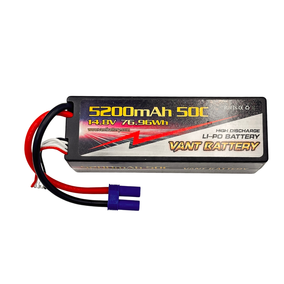 Vant 5200mAh 4S 14.8V 50C LiPo Battery w/ EC5 Connector