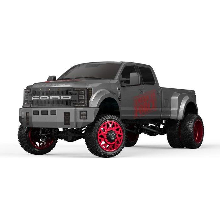 Cen Racing 8981 1/10th Scale Ford F-450 SD Custom Truck Solid Axle RTR Grey