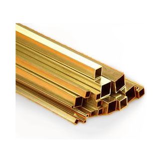 K&S Metals 8155 1/4 OS Brass Square Tube
