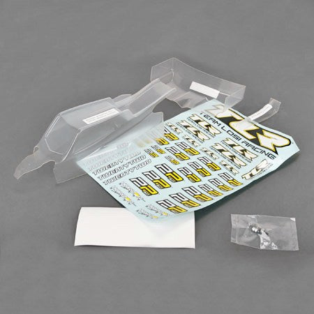 TLR 230010 Light Weight Body & Wing Clear withStickers 22 4.0