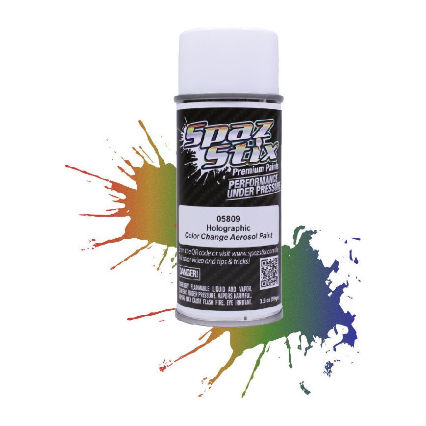 Spaz Stix Color Change Holographic Paint, Aerosol 3.5oz 104ml Can SZX05809