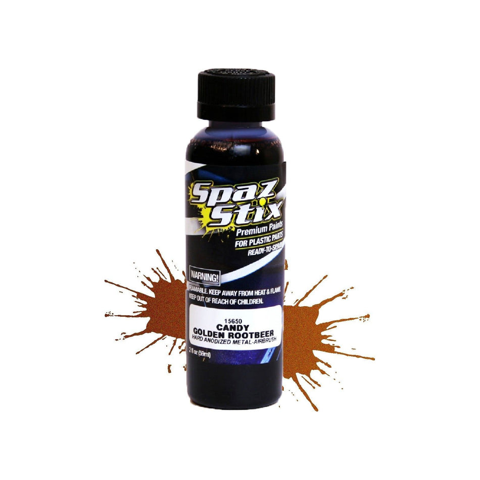 Spaz Stix Candy Rootbeer Airbrush Ready Paint, 2oz 59ml Bottle SZX15650