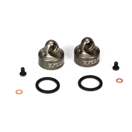 TLR 5065 Bleeder Shock Caps Alum (2): 22/22T