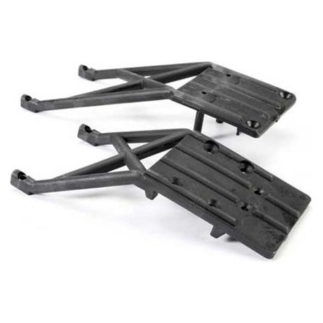 Traxxas 5837 Front and Rear Skidplates Black for Slash