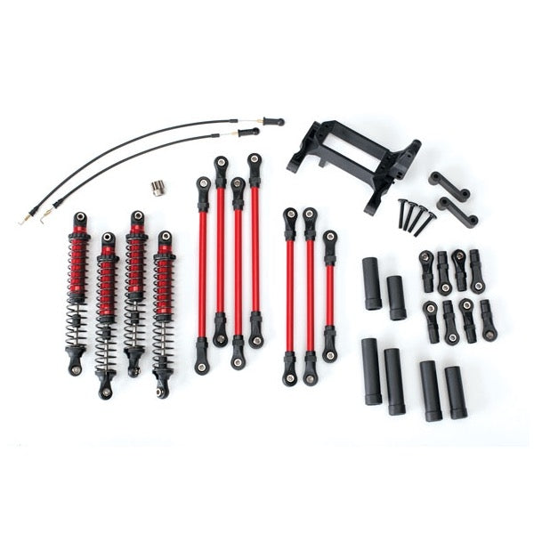 Traxxas 8140R Long Arm Lift Kit TRX-4 Complete Red