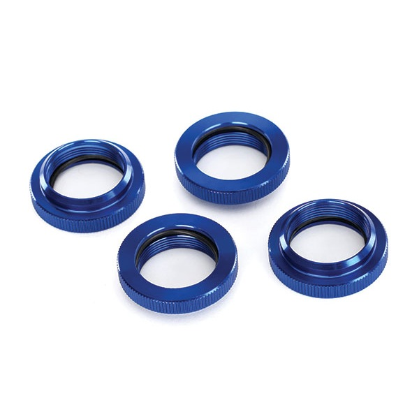 Traxxas 7767 Spring Retainer Adjuster Blue-Anodized Aluminium GTX Shocks