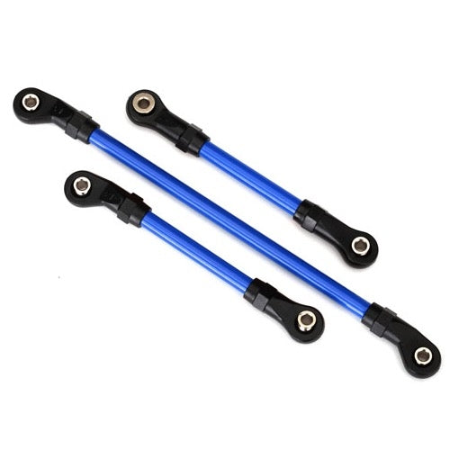 Traxxas 8146X Steering Link/Draglink/Panhard Link for TRX-4 Blue